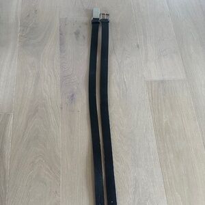 Banana Republic Leather Dress Belts - Size 36 - Lot of 2 - Black